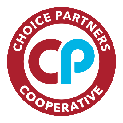 Choice Partners Cooperative seal — awarded vendor, Contract 25/035MR-03