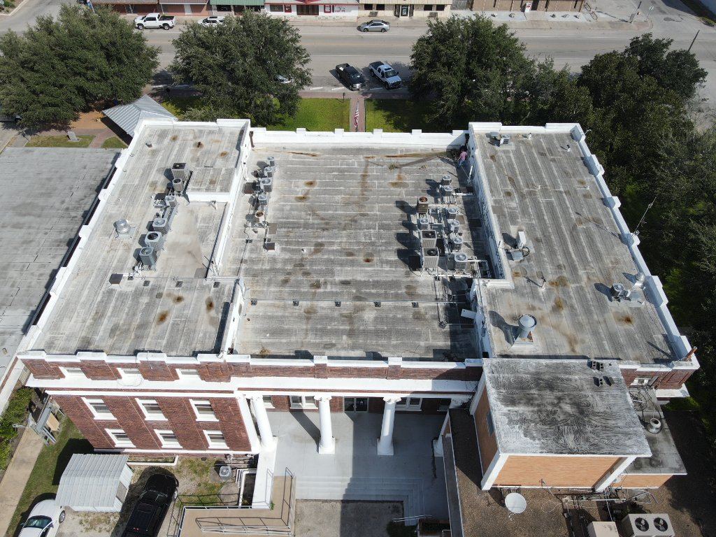 Cameron County Courthouse Annex commercial roofing project Brownsville, Tx