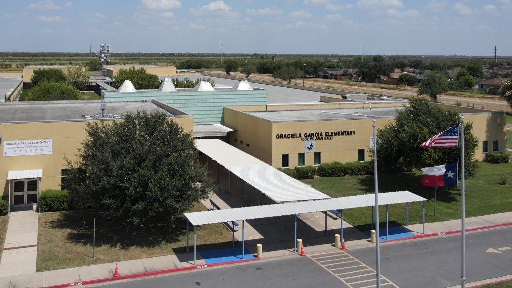 Graciela Garcia Elementary School commercial roofing project Harlingen, Tx