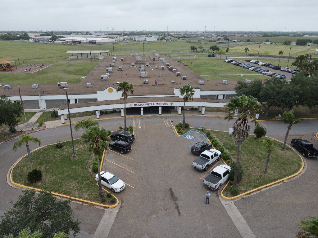 Truman Price Elementary School commercial roofing project Edinburg, Tx